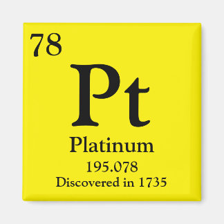 Imã Platina Mesa periódica