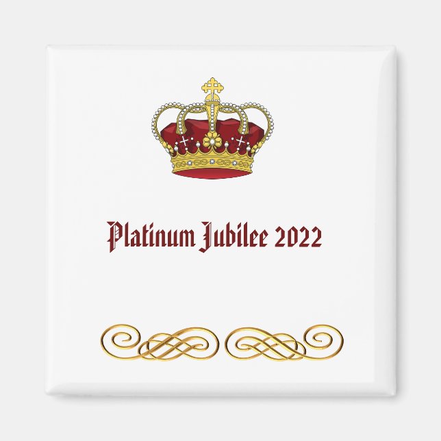 Imã Platinum Jubilee 2022 (Frente)