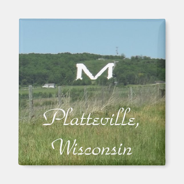 Imã Platteville, Wisconsin Magnet (Frente)