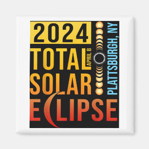 Imã Plattsburgh Nova York Total Eclipse Solar 2024