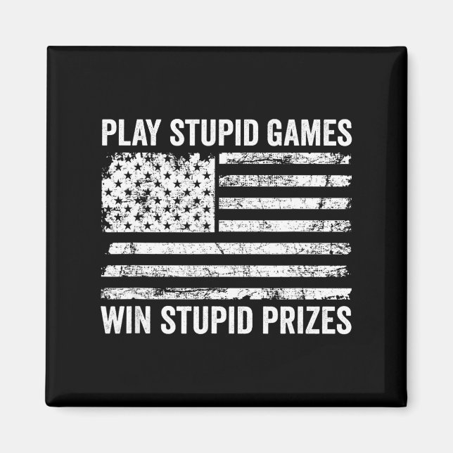 Imã Play Stud Games Win Stud Prizes - Sarcastic Usa Fl (Frente)