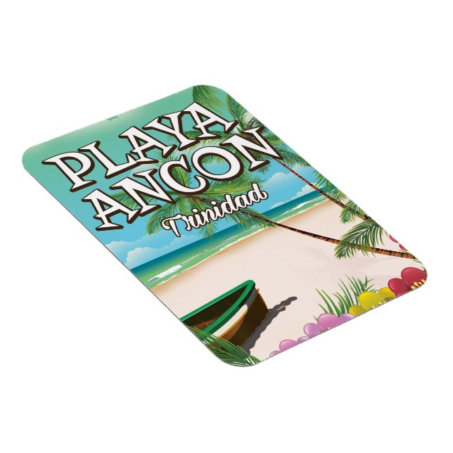 Ímã Playa Ancón poster de viagens Trinidad (Lado Direito)