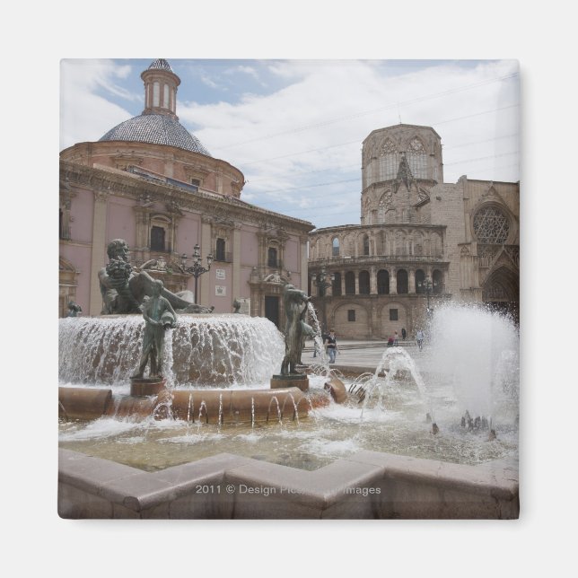 Imã Plaza De La Virgin E Basilica De Virgen (Frente)