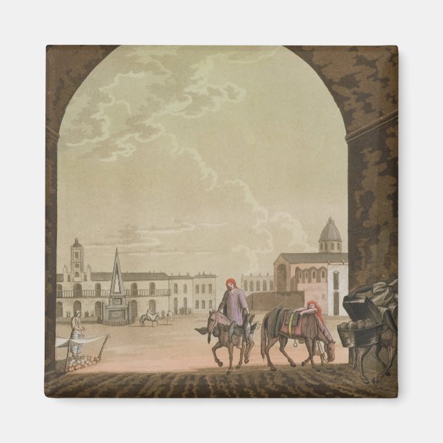 Imã Plaza de Mayo, Buenos Aires, Argentina, do Le C (Frente)