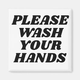 Imã Please wash your hands
