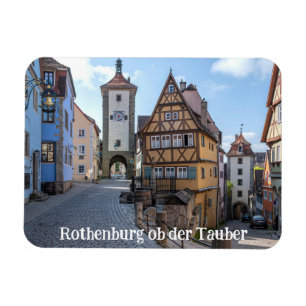 Ímã Plönlein em Rothenburg ob der Tauber, Alemanha