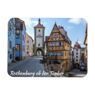 Ímã Plönlein em Rothenburg ob der Tauber, Alemanha