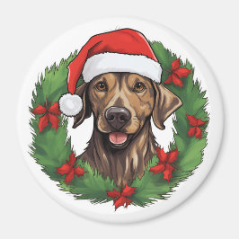 Imã Plott Hound Wreath de Natal