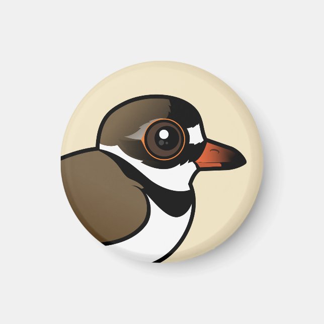 Imã Plover Semipalmado Birdorável (Frente)