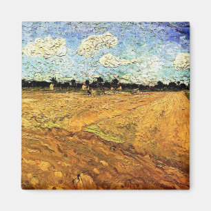 Imã Plowed Field (the Furrows), por Vincent van Gogh
