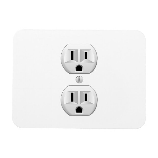 Ímã Plug-elétrico Clique para Personalizar Decor de Co (Horizontal)