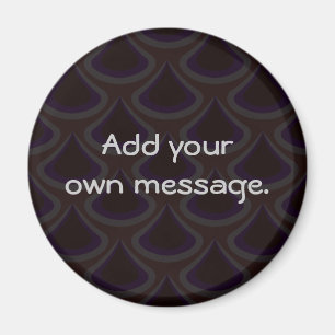 Imã Plum Peacock Drops