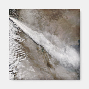 Imã Pluma da erupção do vulcão Chaiten, Chile