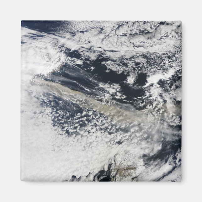 Imã Pluma de cinzas do vulcão Eyjafjallajokull (Frente)