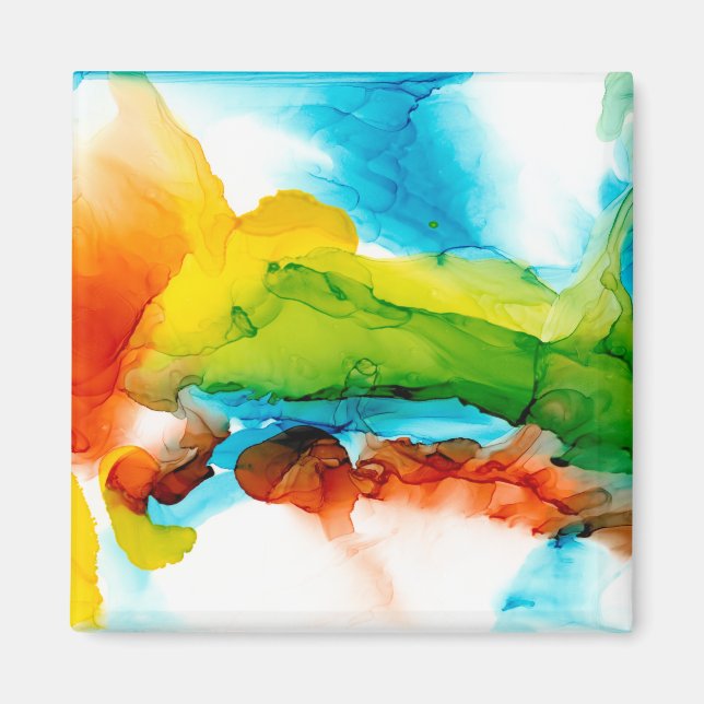 Imã Pluma Principal - Cores d'água (Frente)