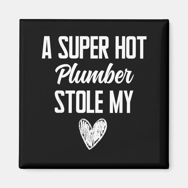 Imã Plumber Boyfriend Girlfriend Stole My Heart Funny  (Frente)