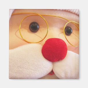 Imã Plush Santa Claus Magnet