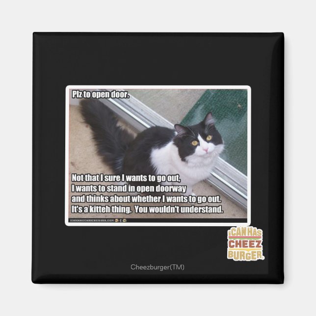 Imã Plz para abrir a porta (Frente)