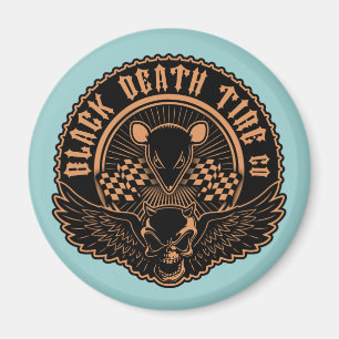 Imã Pneu Co. da morte preta - ou