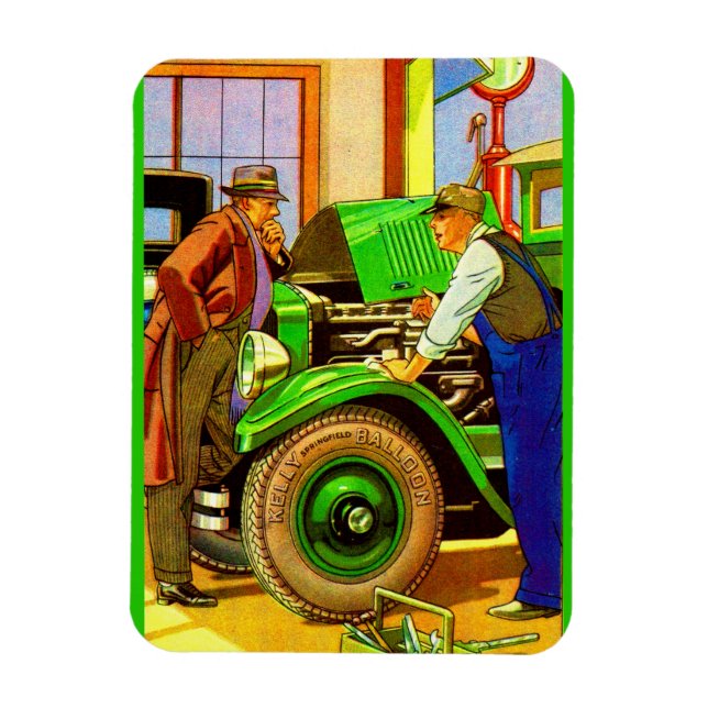 Ímã Pneus de balões Kelly Springfield e 1924 (Vertical)