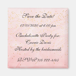 Imã Pó Cor-de-Rosa Salvar a Data