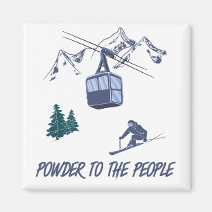 Imã Pó para o Pessoas Ski Resort