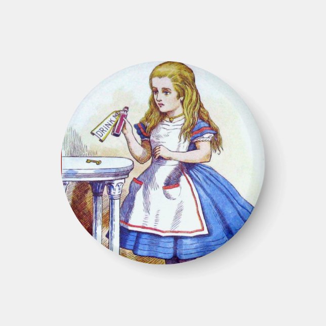 Imã Poção "Beba-me" com Alice (Frente)