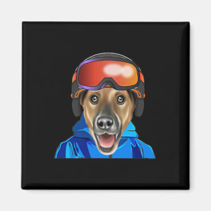 Imã Pocket de Snowboard com Raposa Suave com Escória