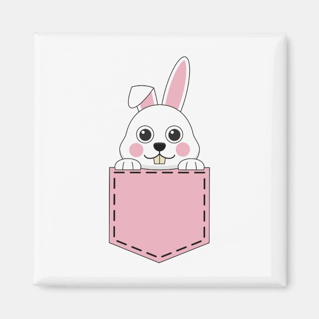 Imã Pocket Pet Bunny (Frente)