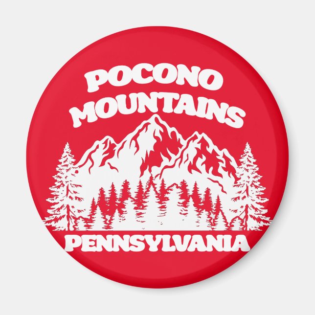 Imã Pocono Mountain Pensilvânia (Frente)