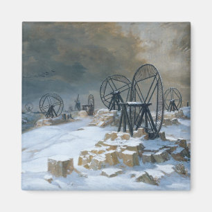 Imã Poços em Gentilly na neve, 1879