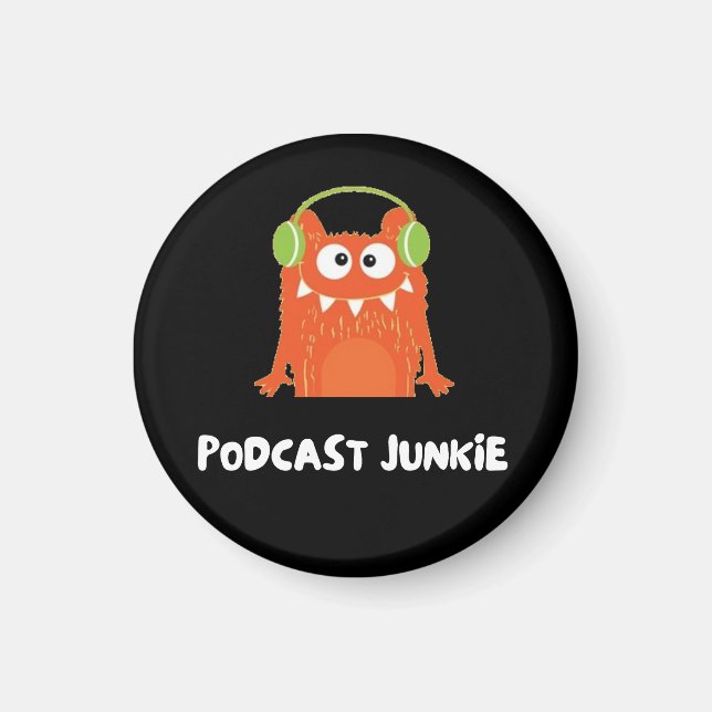 Imã Podcast junkie (Frente)