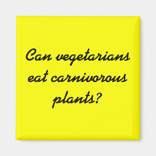 Imã Podem os vegetarianos comer plantas carnívoras?