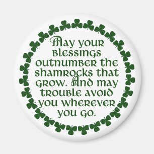 Imã Podem suas bênçãos ultrapassar os trevos, irlan