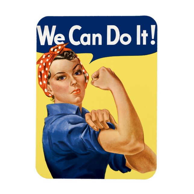Ímã Podemos Fazer Isso! Rosie the Riveter (Vertical)
