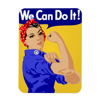 Ímã Podemos Fazer Isso! Rosie The Riveter WII Poster