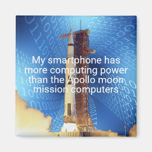 Imã Poder de computação do Apollo 11