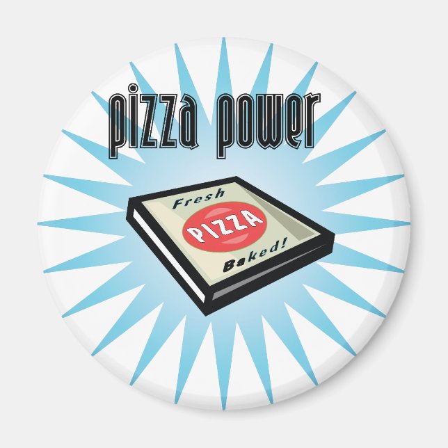 Imã poder de pizza (Frente)