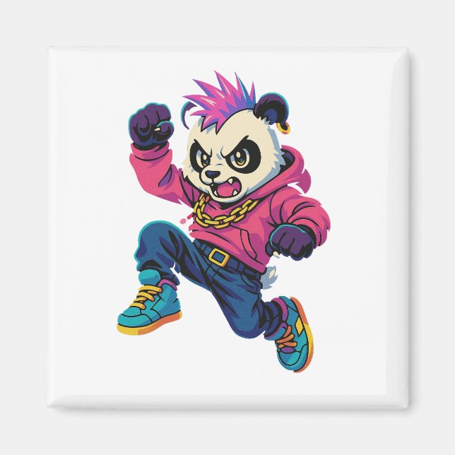 Imã Poder do Panda Punk (Frente)