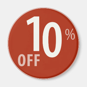 Imã Poderoso sinal de 10% OFF SALE - Magnets