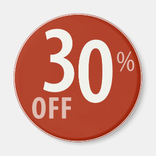 Imã Poderoso sinal de 30% OFF SALE - Magnets