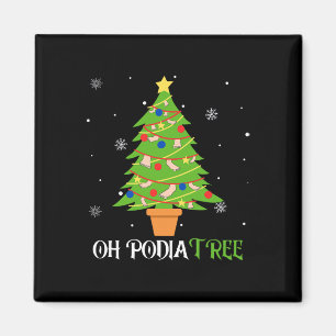 Imã Podiatria da árvore de natal, polidatrista médico 
