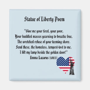 Imã Poema da estátua da liberdade