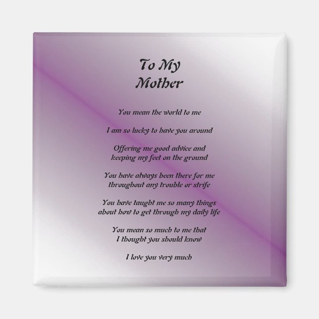 Imã Poema da Mãe (Frente)