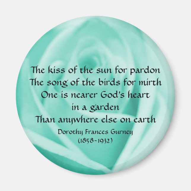 Imã Poema do Jardim de Deus - ímã (Frente)