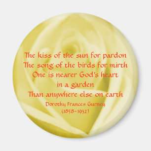 Imã Poema do jardim do deus - ímã