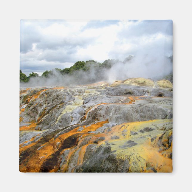 Imã Pohutu Geyser, Rotorua, Nova Zelândia (Frente)