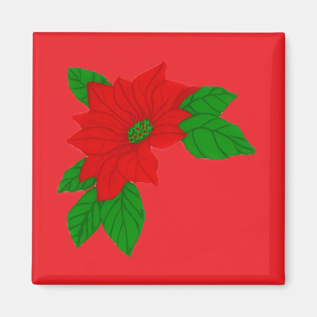 Imã Poinsettia  (Frente)