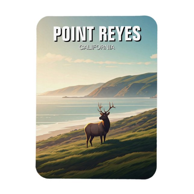 Ímã Point Reyes National Seashore Elk (Vertical)