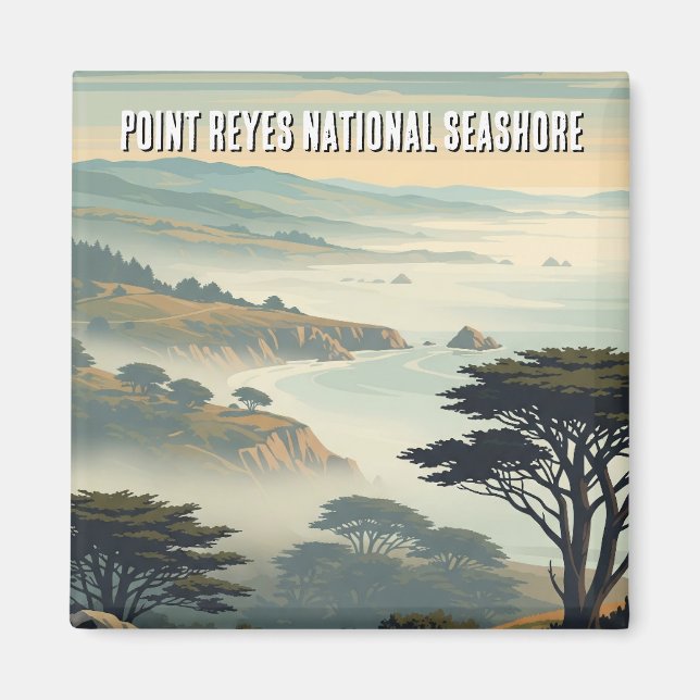 Imã Point Reyes National Seashore Mist (Frente)